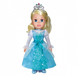 Кукла Принцесса Золушка Дисней, 30 см., озвученная, с мягким телом (Мульти Пульти, CIND004sim)